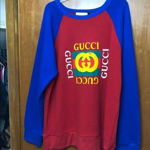 Oversized Gucci Logo Sweatshirt